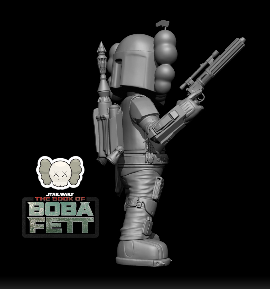 🎨 KAWS-BABO FETT・ STL File for 3D printing・Cults